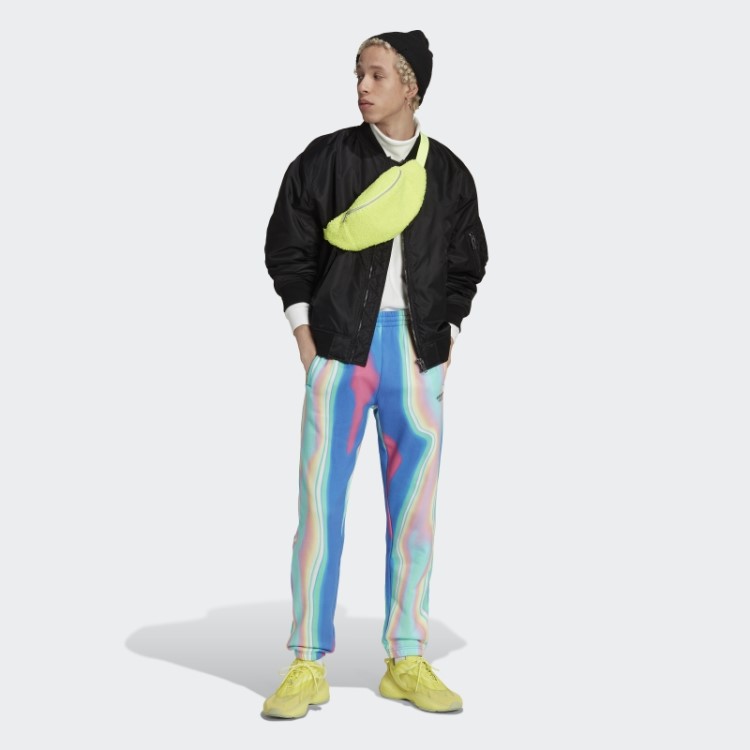 Calça De Moletom Hiperreal Com Estampa Allover Azul Rush Adidas