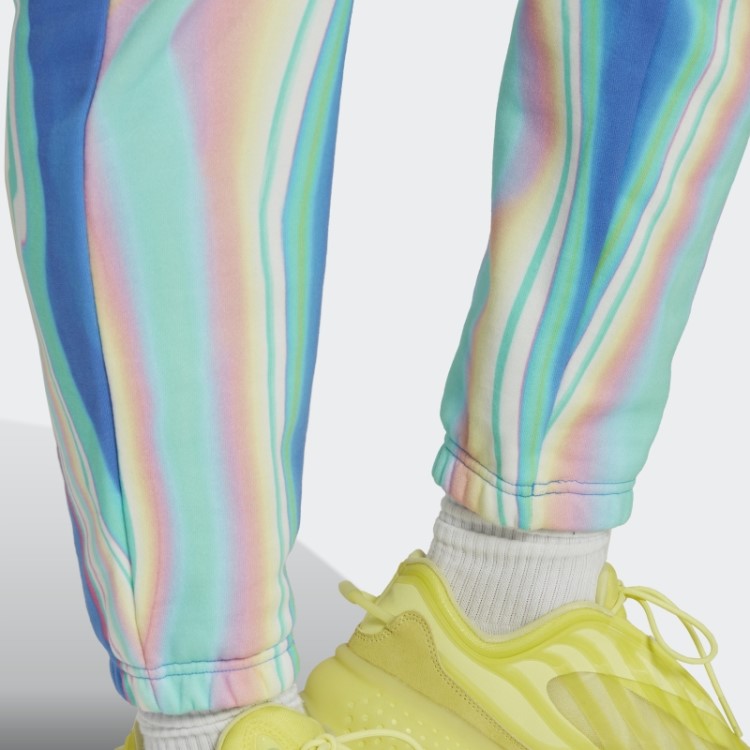 Calça De Moletom Hiperreal Com Estampa Allover Azul Rush Adidas