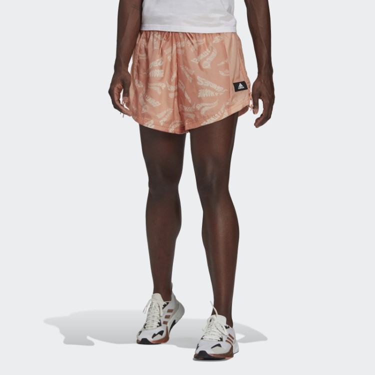 Shorts Adidas Sportswear Tecido Leve Ambiente Blush