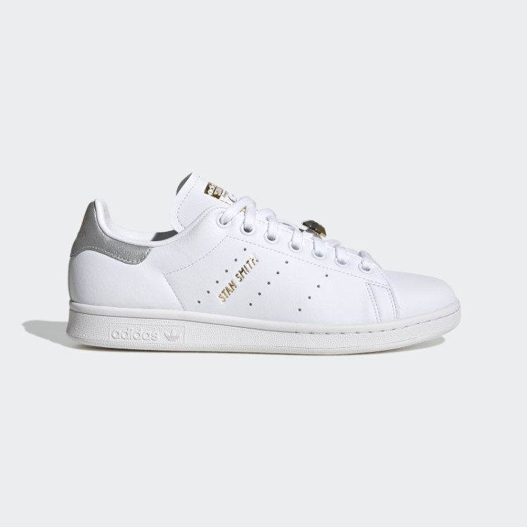 Sapatos Dourados Metálicos Adidas Stan Smith Elegantes