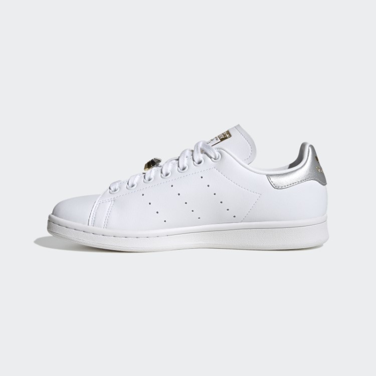 Sapatos Dourados Metálicos Adidas Stan Smith Elegantes