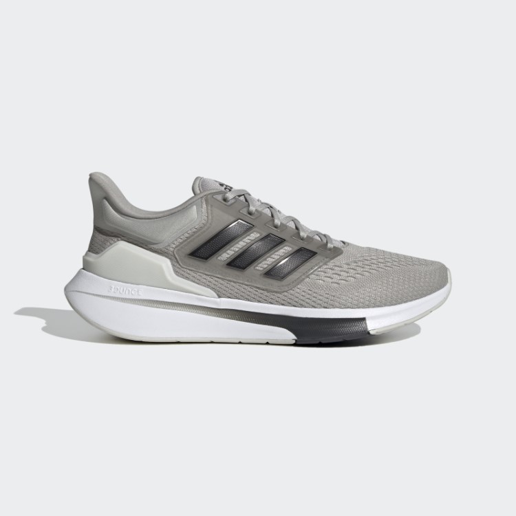 Tênis De Corrida Adidas Cinza Metálico Eq21