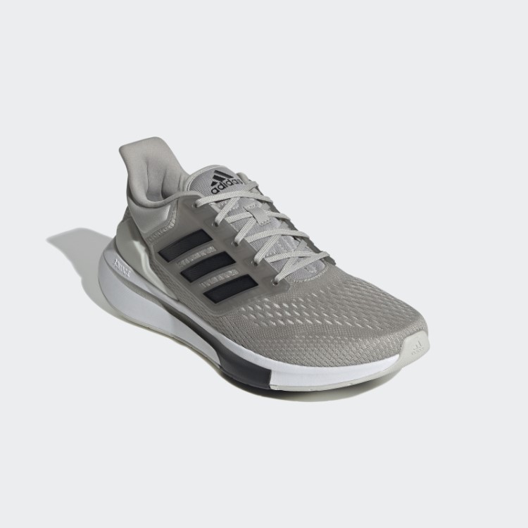 Tênis De Corrida Adidas Cinza Metálico Eq21
