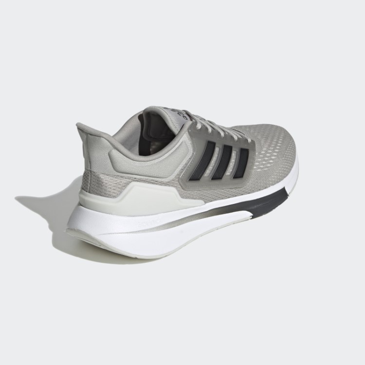 Tênis De Corrida Adidas Cinza Metálico Eq21