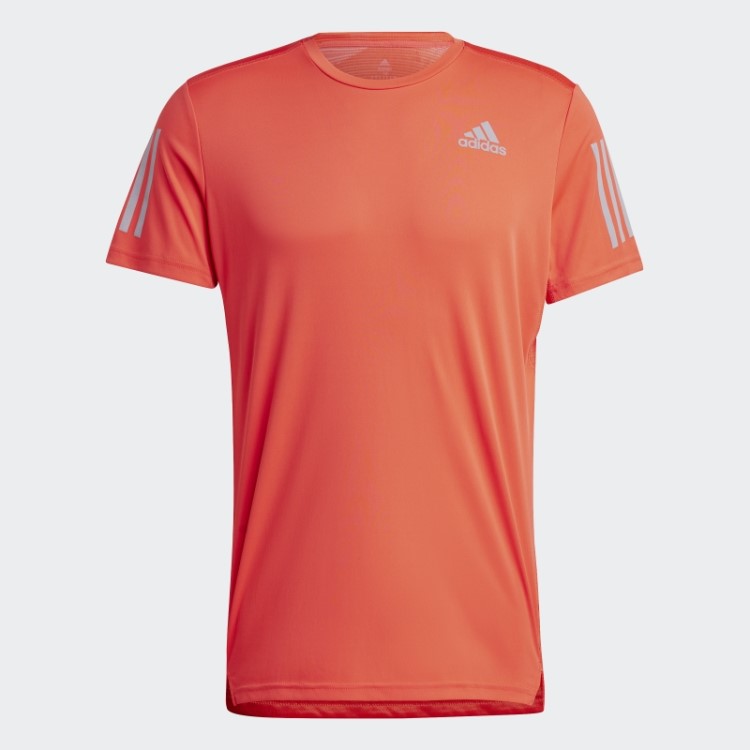 Adidas Possui A Camiseta Run Vermelha