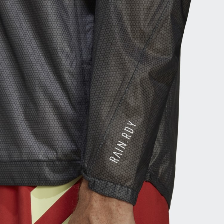 Jaqueta De Chuva Preta Terrex Agravic 2,5 Camadas Adidas