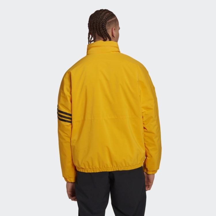 Jaqueta Puffer Listras Douradas Adidas