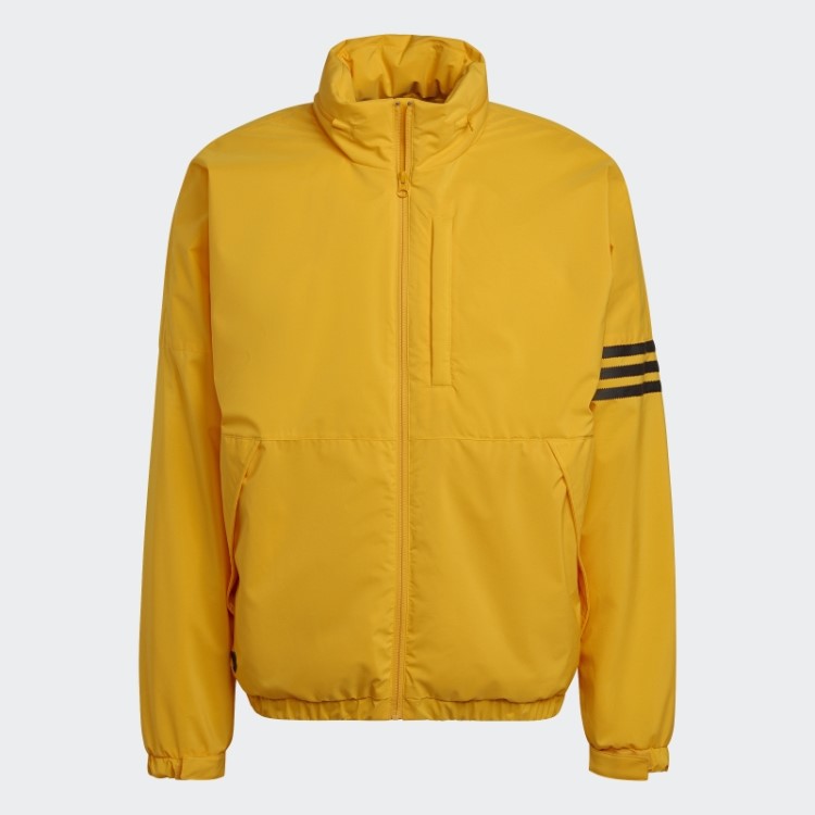 Jaqueta Puffer Listras Douradas Adidas