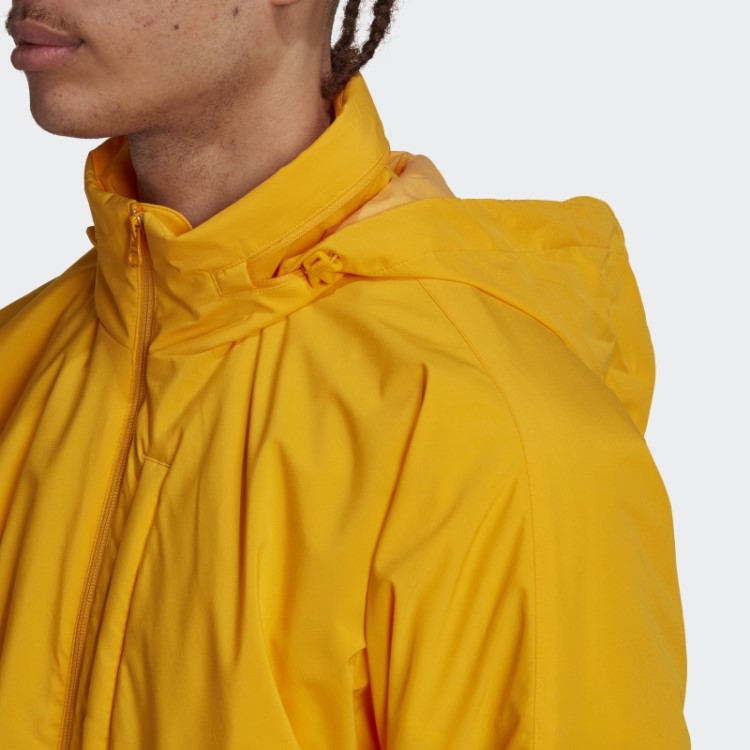 Jaqueta Puffer Listras Douradas Adidas
