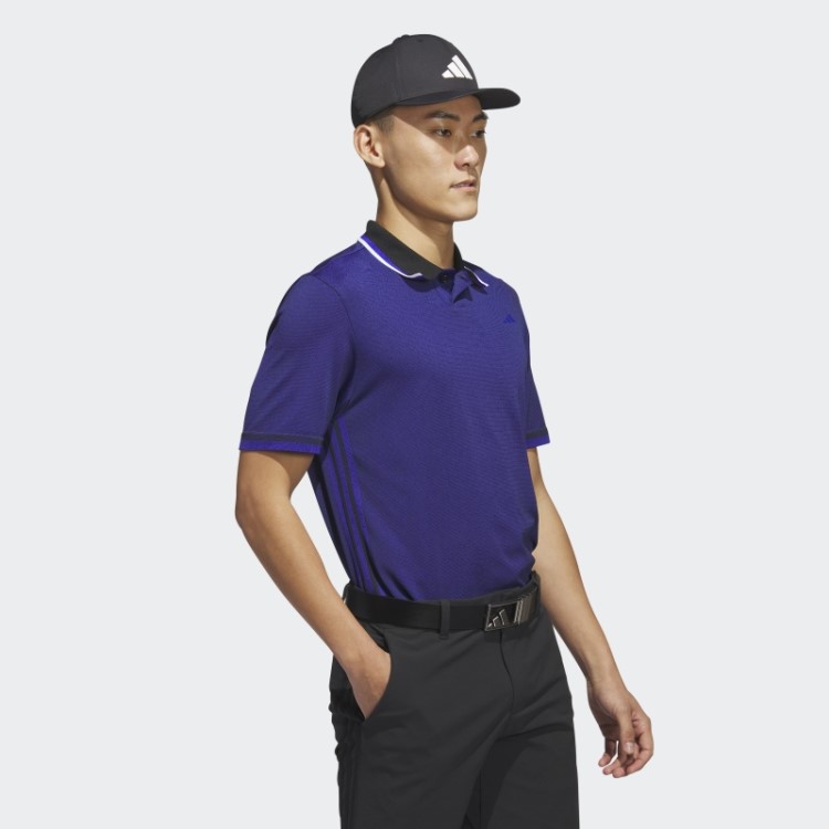 Camisa Polo De Golfe Preta Ultimate365 Tour Primeknit Adidas