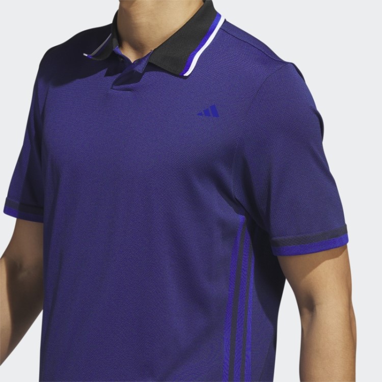 Camisa Polo De Golfe Preta Ultimate365 Tour Primeknit Adidas