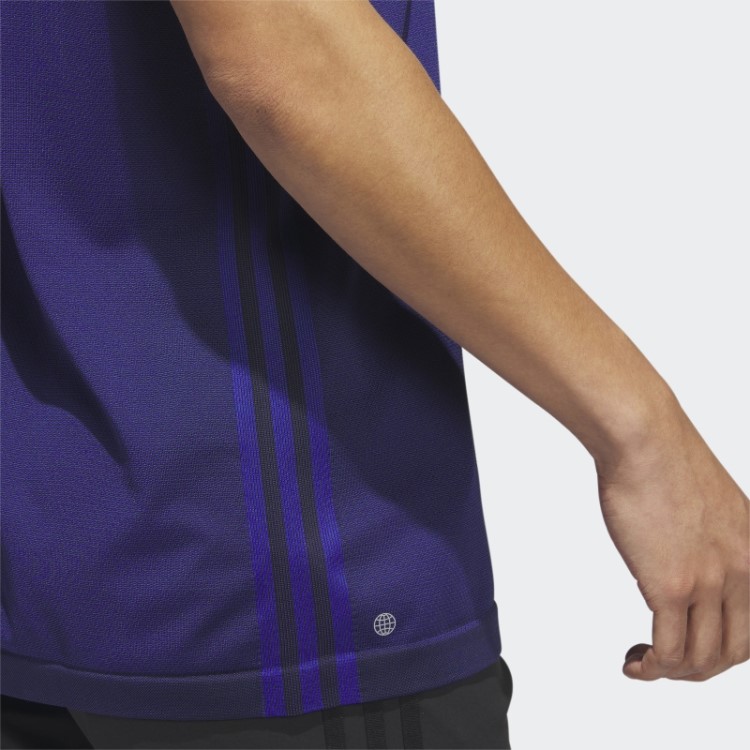 Camisa Polo De Golfe Preta Ultimate365 Tour Primeknit Adidas
