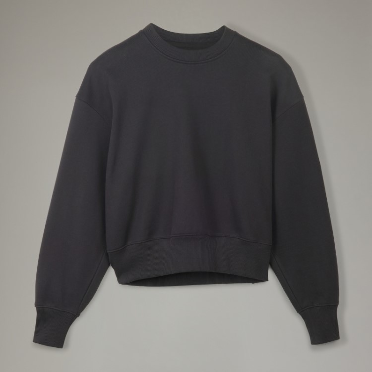 Suéter Boxy De Algodão Orgânico Y-3 Quente Adidas