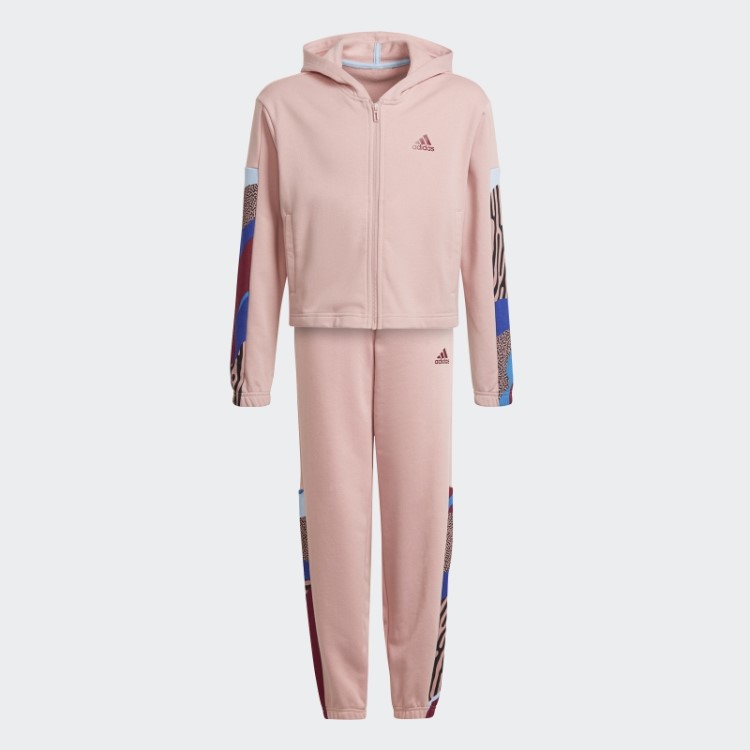 Adidas Fato De Treino De Algodão Com Estampa Selvagem Malva