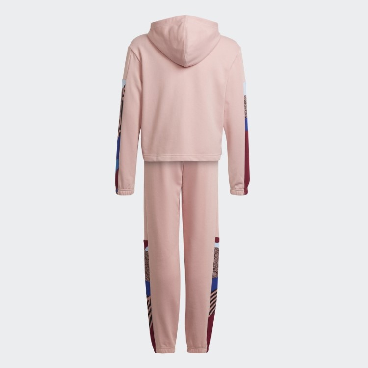 Adidas Fato De Treino De Algodão Com Estampa Selvagem Malva