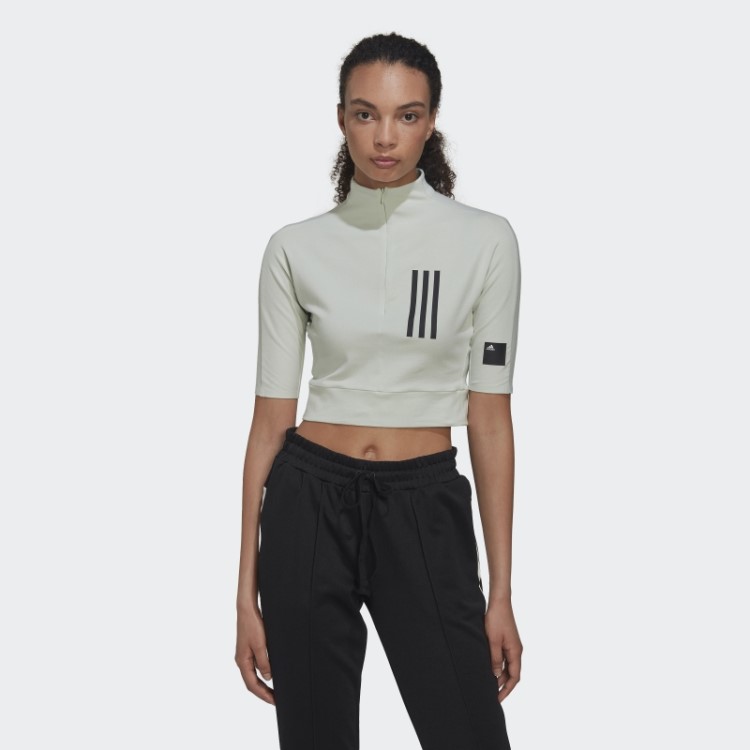 Camiseta Verde Adidas Mission Win Slim Fit