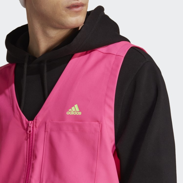 Colete Utilitário Adidas Kidcore Rosa Choque