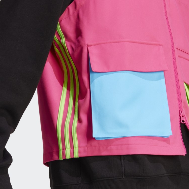 Colete Utilitário Adidas Kidcore Rosa Choque