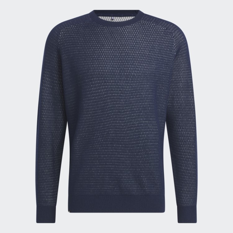 Adidas Ultimate365 Tour Moletom De Golfe De Malha Plana Azul Marinho