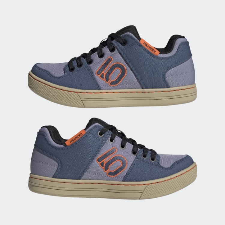 Tênis De Mountain Bike Five Ten Freerider Em Lona Adidas Prata Violeta