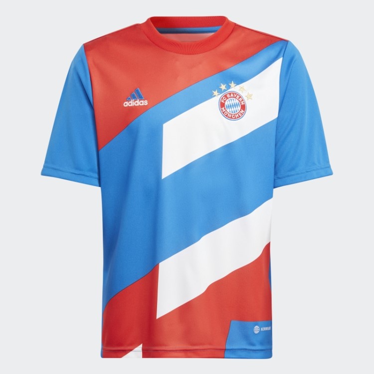 Camisa Pré-jogo Adidas Fc Bayern Vermelha