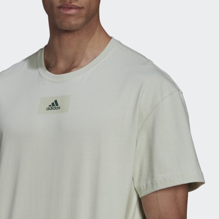 Camiseta Adidas Green Essentials Feelvivid Com Ombro Descaído