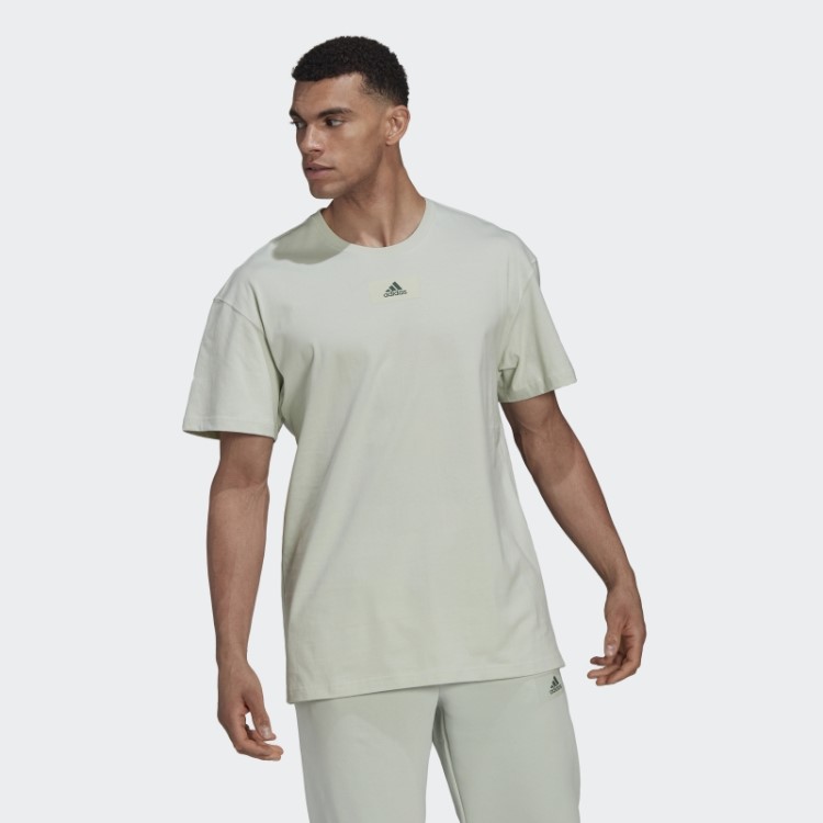 Camiseta Adidas Essentials Feelvivid Ombro Caído Verde