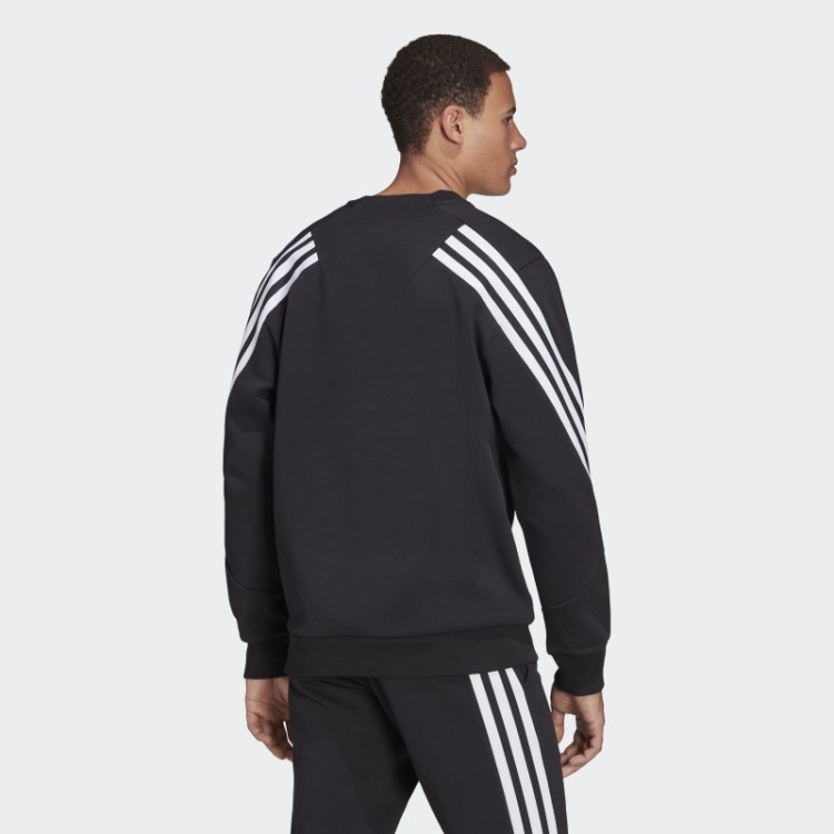 Moletom Com As Três Listras Fashion Future Icons Preto Adidas