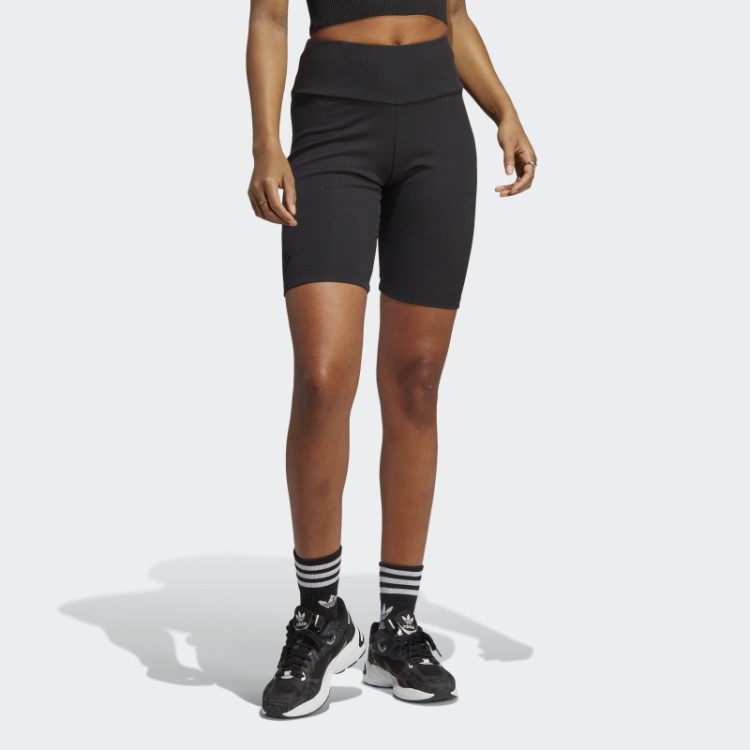 Leggings Curtas Adidas Black Adicolor Essentials