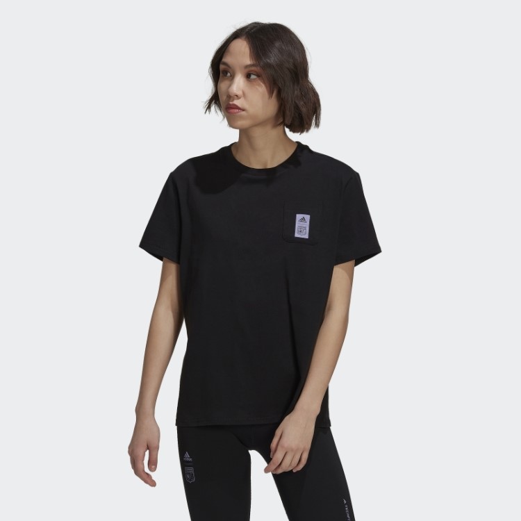 Camiseta Preta Adidas Olympique Lyonnais