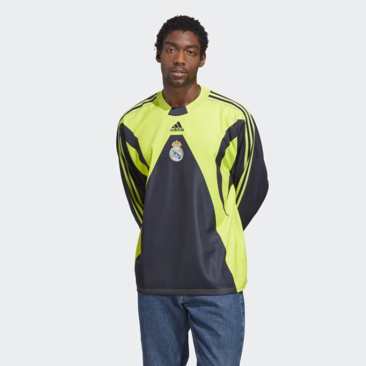 Camisa De Goleiro Adidas Real Madrid Icon Azul Marinho Noturno
