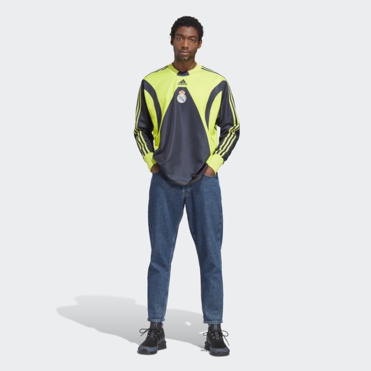 Camisa De Goleiro Adidas Real Madrid Icon Azul Marinho Noturno