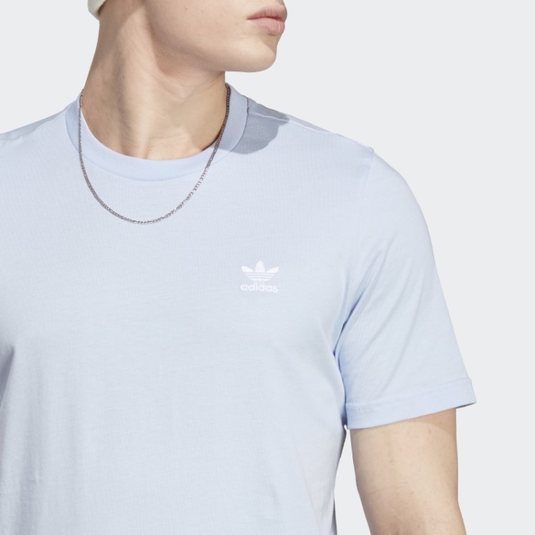 T-shirt Trefoil Essentials Adidas Blue Dawn