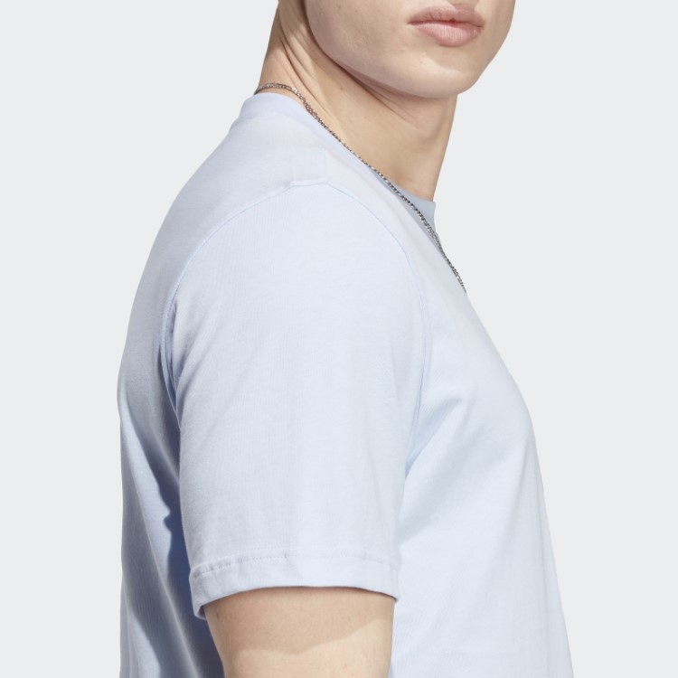 T-shirt Trefoil Essentials Adidas Blue Dawn