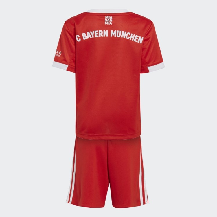 Adidas Fc Bayern 22/23 Home Mini Kit Vermelho