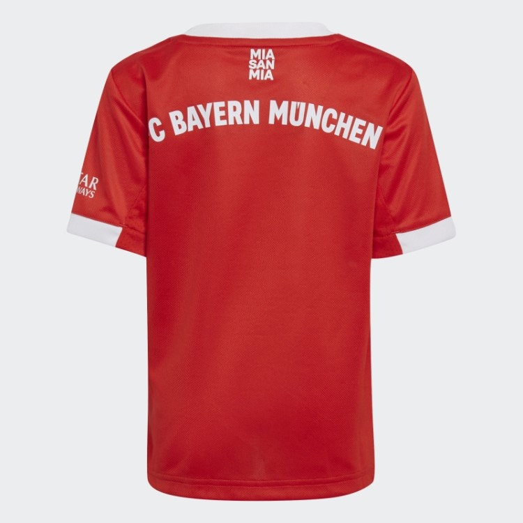 Adidas Fc Bayern 22/23 Home Mini Kit Vermelho