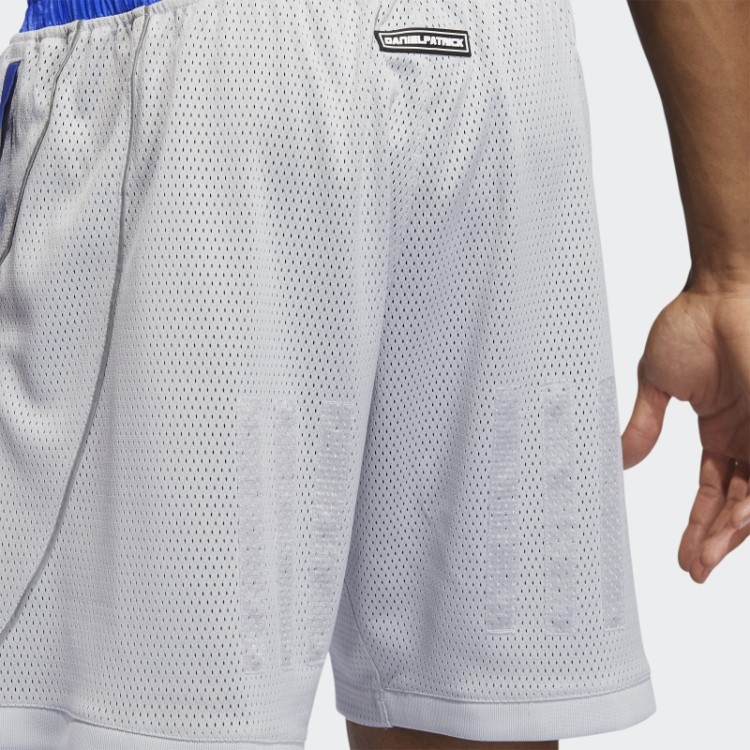 Bermuda De Malha Cinza Daniel Patrick X Adidas Hoops Fashion