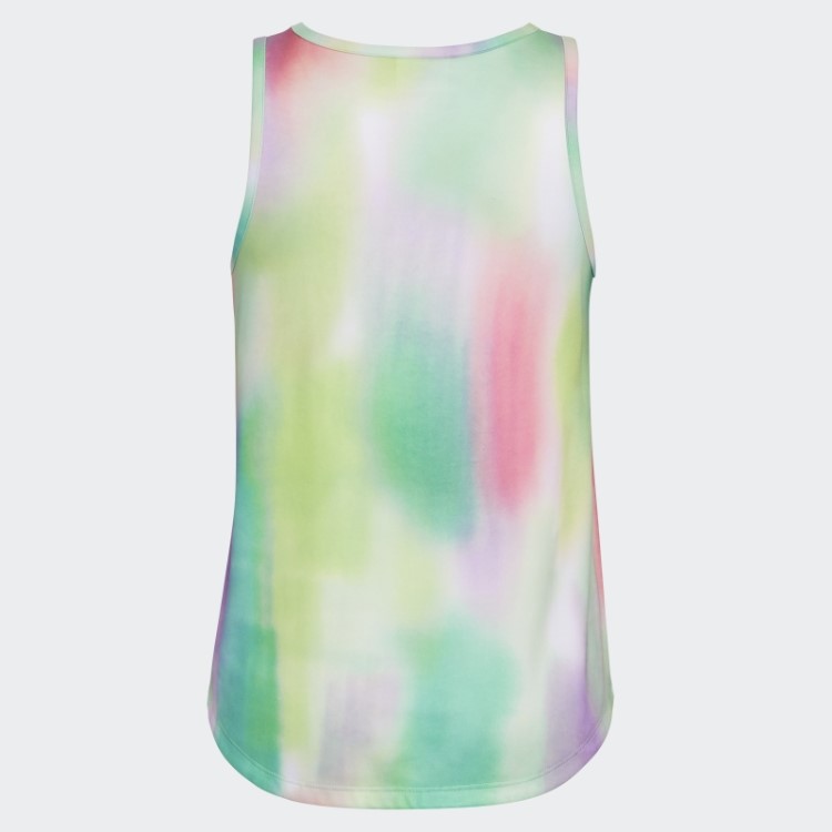 Regata Bainha Curvada Com Estampa Allover Mint Rush Adidas