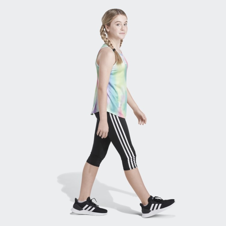 Regata Bainha Curvada Com Estampa Allover Mint Rush Adidas
