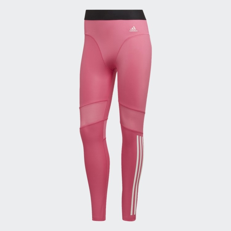Legging Magenta Hyperglam 3 Listras 7/8 Adidas