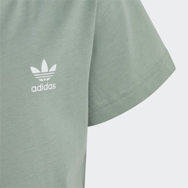Camiseta Adidas Adicolor Verde Prateada