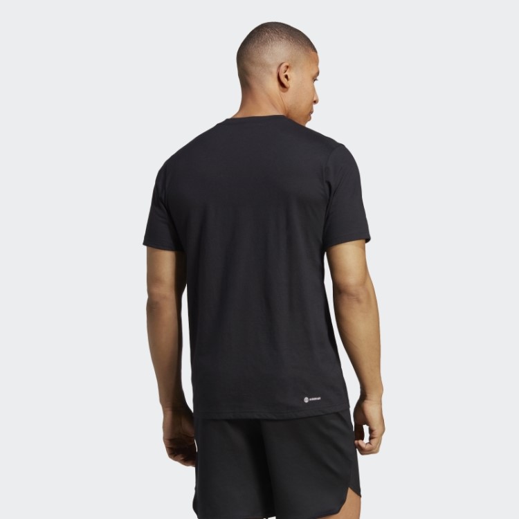 Elegante Adidas Train Essentials Com Logotipo Feelready Camiseta De Treinamento Branca