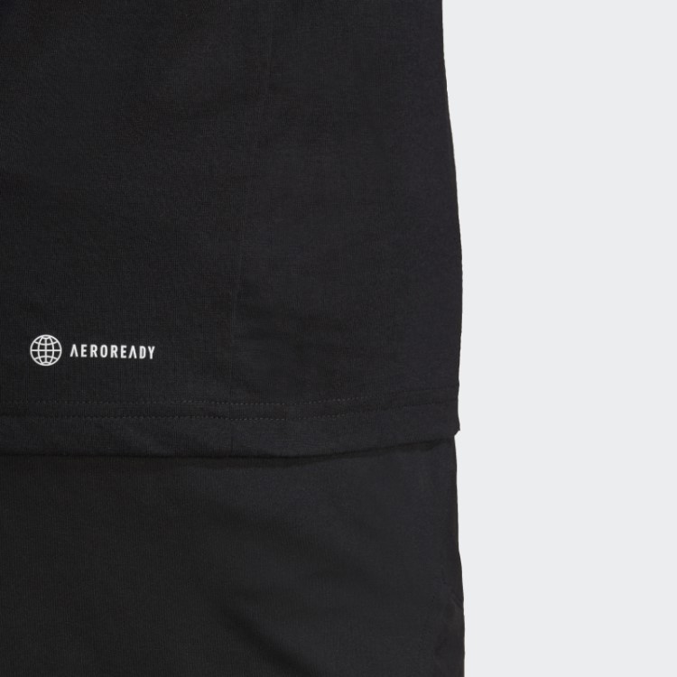 Elegante Adidas Train Essentials Com Logotipo Feelready Camiseta De Treinamento Branca