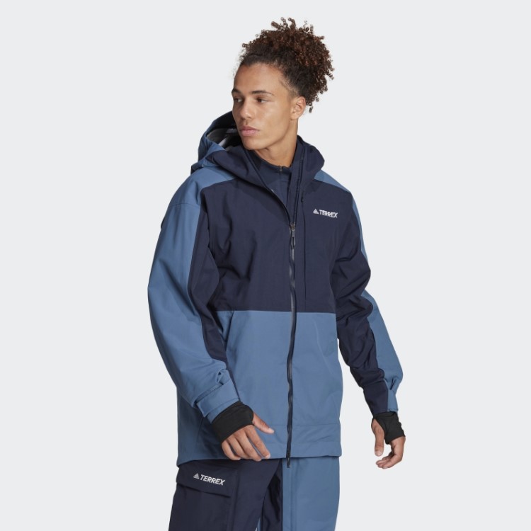 Adidas Terrex Jaqueta De Neve De Nylon Pós-consumo De 3 Camadas De Aço