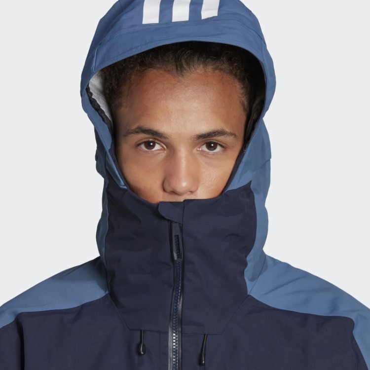 Adidas Terrex Jaqueta De Neve De Nylon Pós-consumo De 3 Camadas De Aço