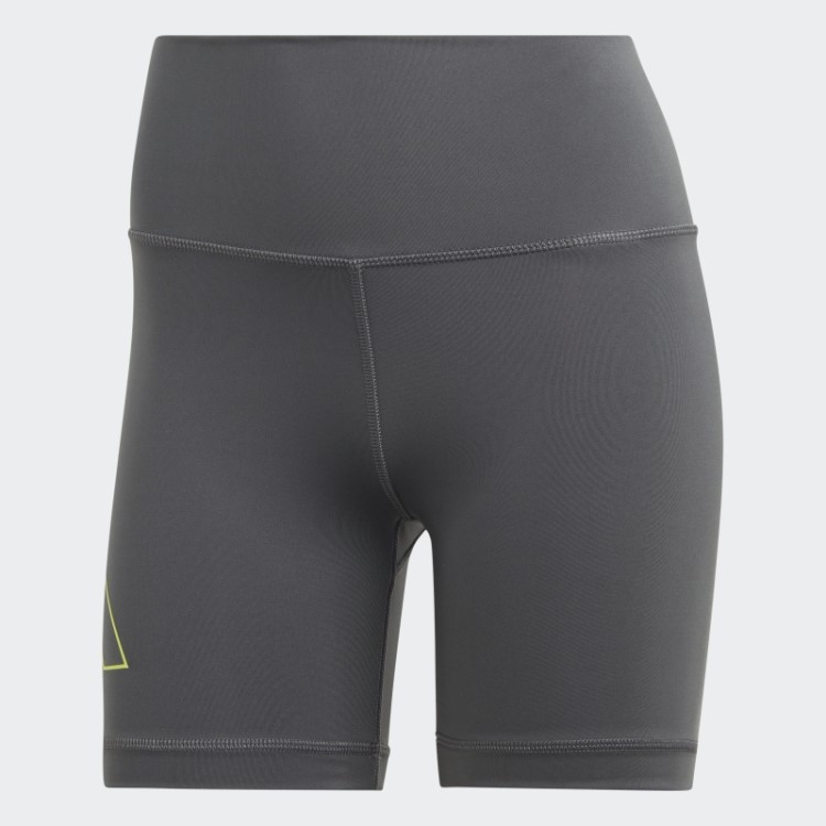 Meia-calça De Cintura Alta Cinza Optime Hyperbright Adidas