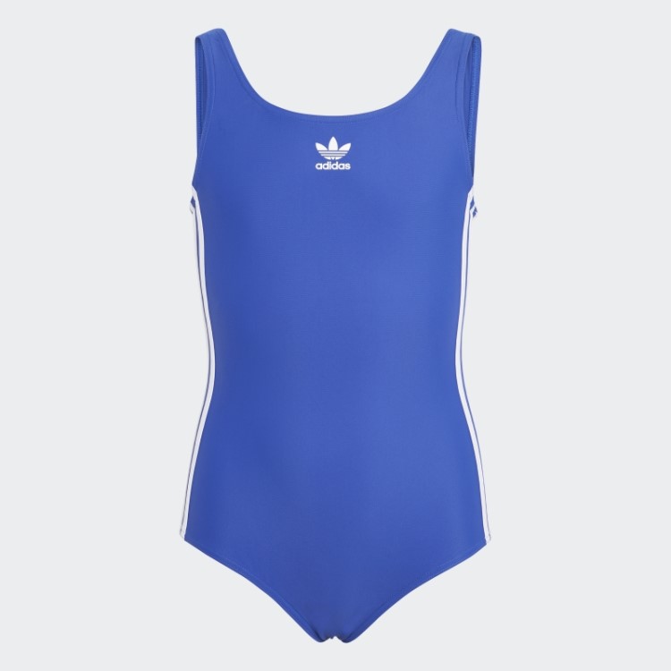 Fato De Banho Com As 3 Riscas Azul Originals Adicolor Adidas