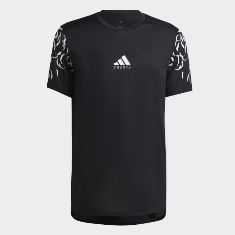Adidas Marvel Camiseta De Corrida Com Estampa De Pantera Negra Preta