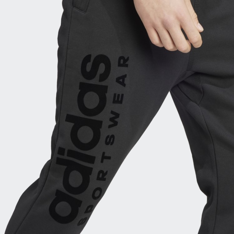 Calça De Lã Preta Adidas Lounge Quente