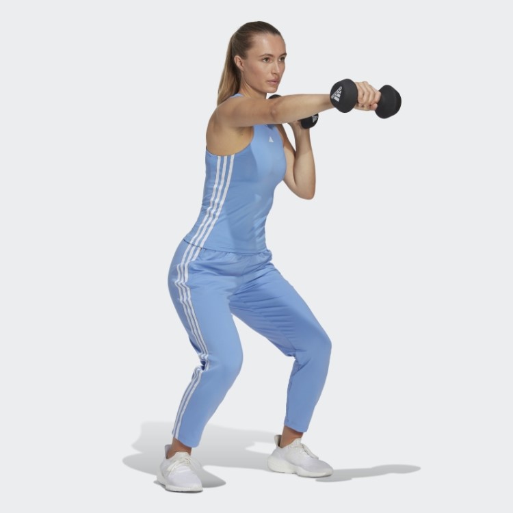 Regata Adidas Aeroready Train Essentials Regular Com As Três Listras Azul